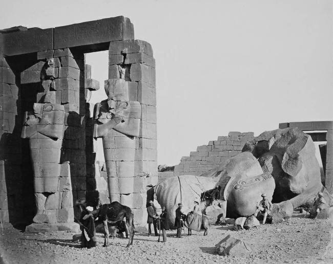 The Ramesseum, Thebes, Egypt Francis Frith
