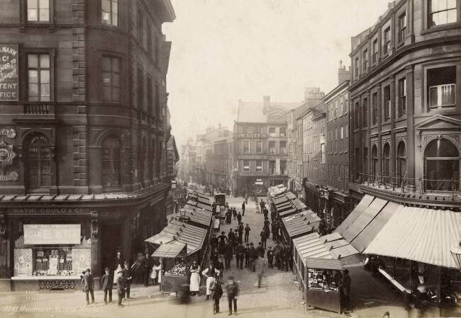 Victoria Market, Manchester Francis Frith