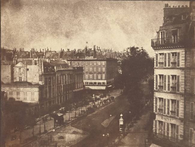 View of the Boulevards of Paris William Henry Fox Talbot