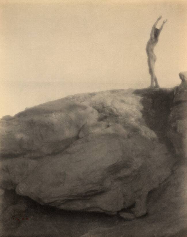 Boy in Rocky Landscape Frederick Holland Day