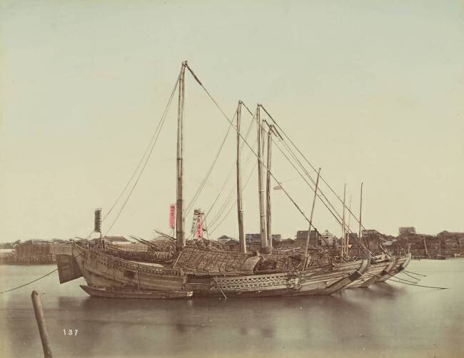 Japanese Junks Kusakabe Kimbei