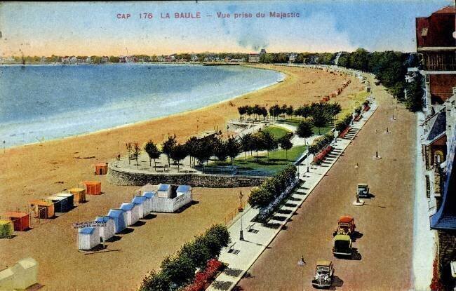 La Baule : vue de la plage prise du Majestic anonymous