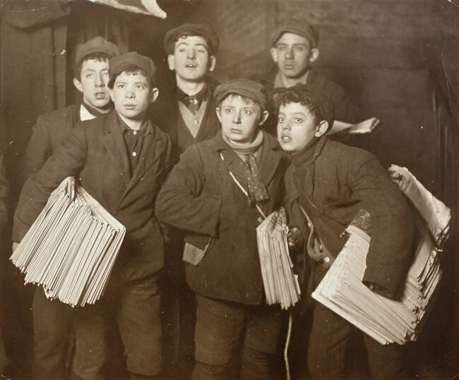 Newsboys Lewis Wickes Hine