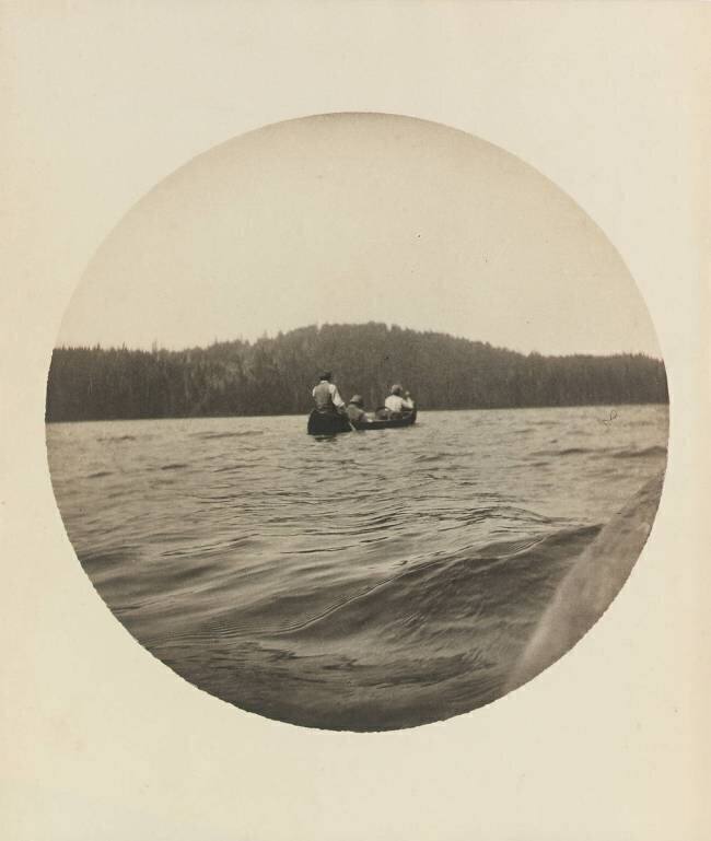 Three canoeists, Lake St. John, Province of Quebec Winslow Homer