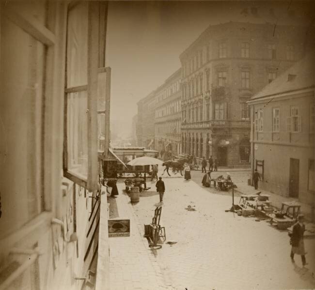 View from the Window of Mucha's Apartment Alfons Mucha