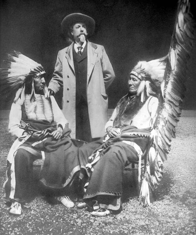 William F. Cody with Red Cloud and American Horse David Frances Barry