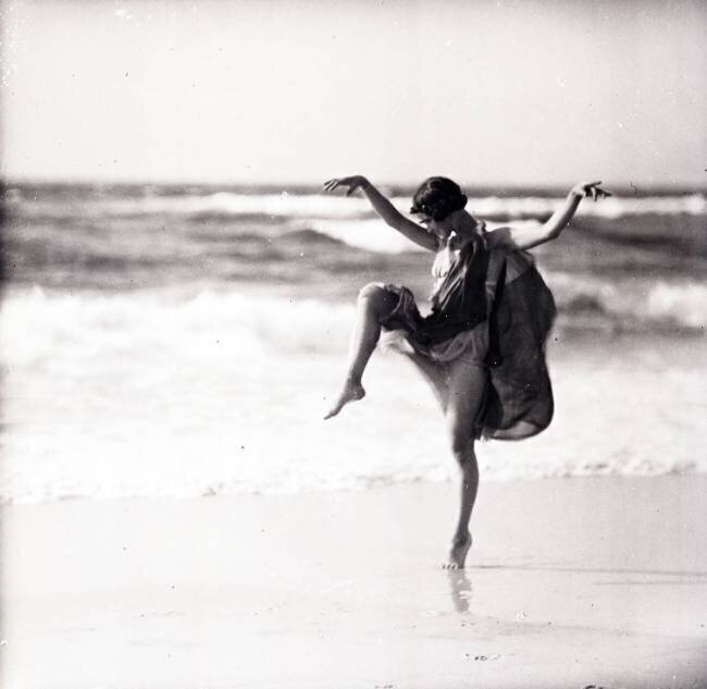 Dancer Anna Denzler Arnold Genthe