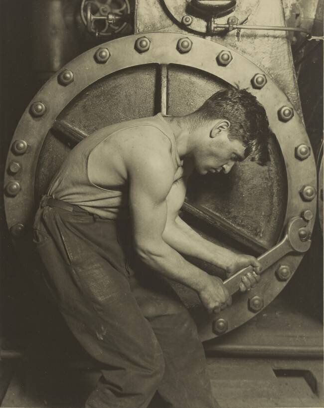 Mechanic and Steam Pump Lewis Wickes Hine