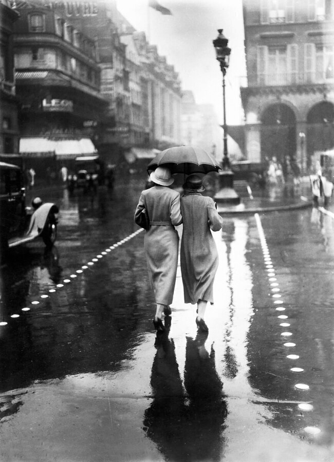 Paris sous la pluie Keystone