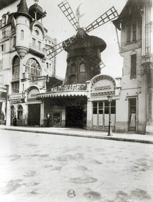 The Moulin Rouge in Paris Eugène Atget