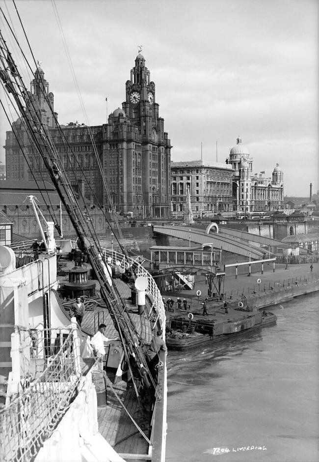 The Royal Liver Building at Liverpool anonymous