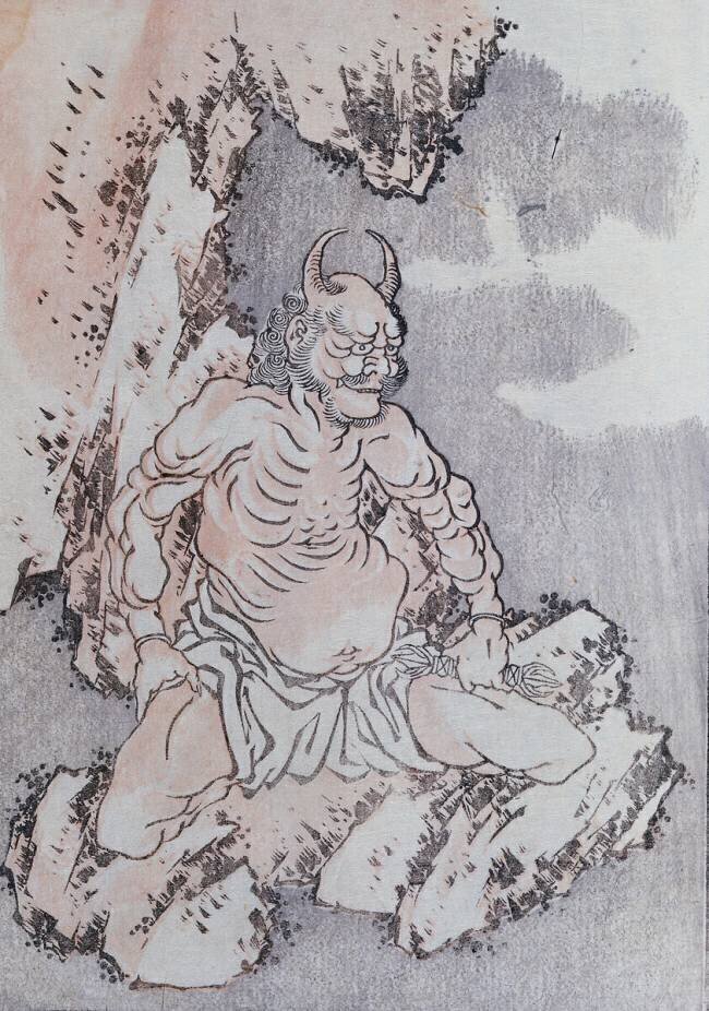 A genie Hokusai