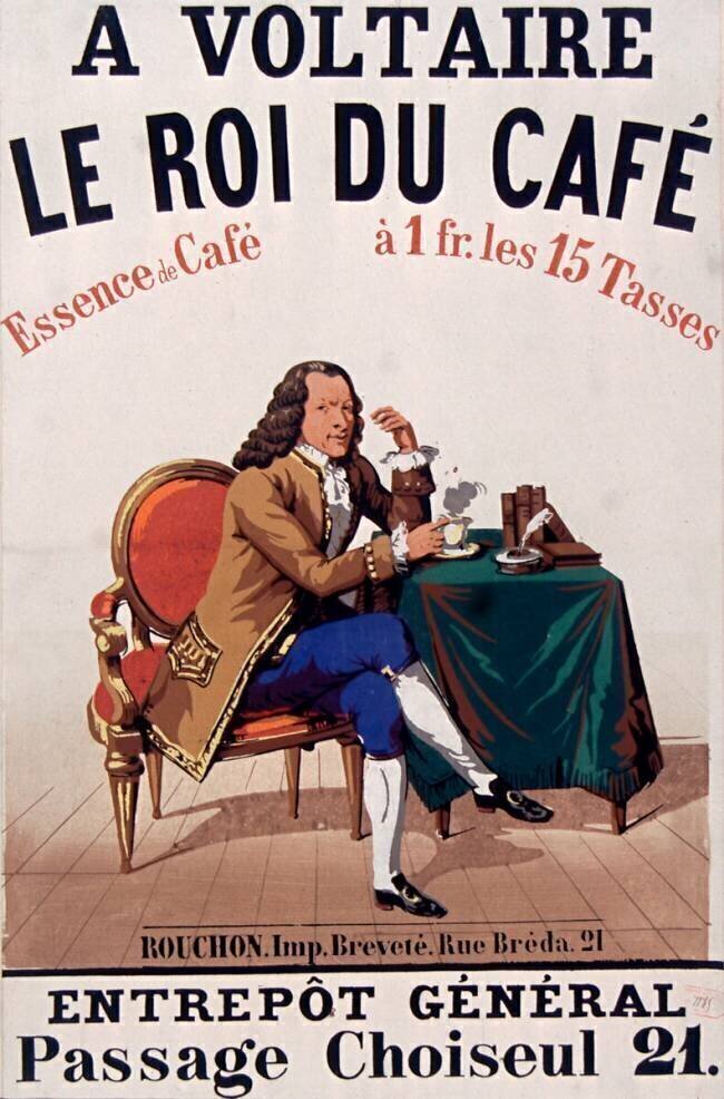 A Voltaire, le roi du café anonymous