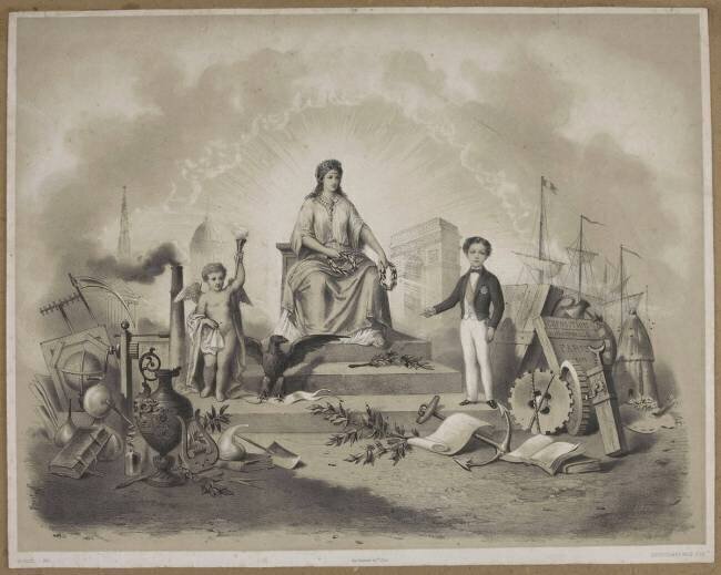 Allégorie de l'Exposition universelle de 1867 Christian Wilhelm Ernst Dietrich