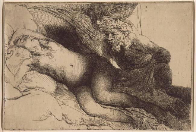 Antiope et Jupiter Rembrandt