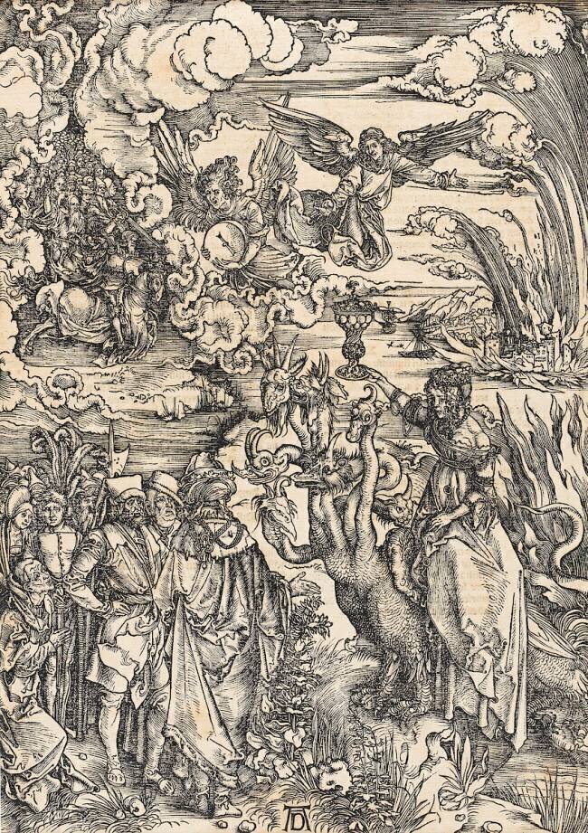 Apocalypse selon Saint Jean - La prostituée de Babylone Albrecht Dürer