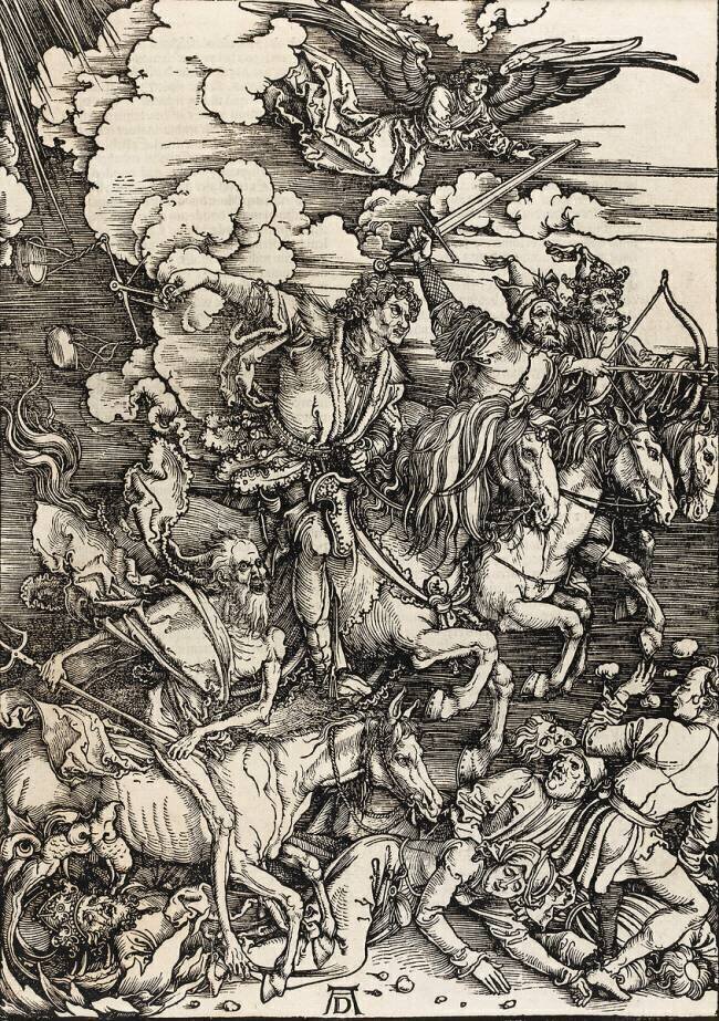 Apocalypse selon Saint Jean - Les 4 cavaliers Albrecht Dürer