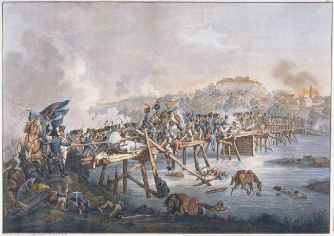 Combat près d'Ebersberg, le 3 mai 1809 Johann Lorenz Rugendas