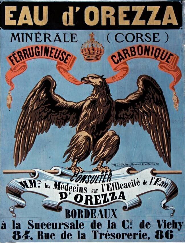 Eau d'Orezza (Corse) minérale Jean-Alexis Rouchon