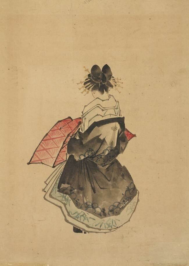 Elegant Beauty Hokusai