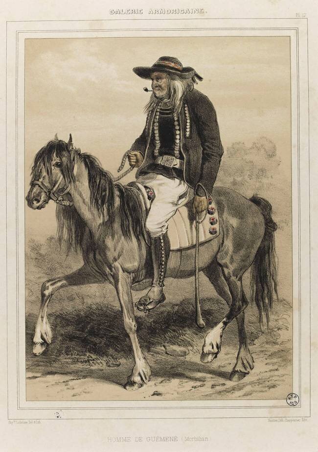 Galerie armoricaine, homme de Guéméné (Guéméné-sur-Scorff) François-Hippolyte Lalaisse