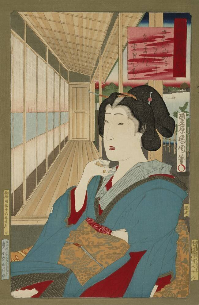 Geisha Toyohara Kunichika