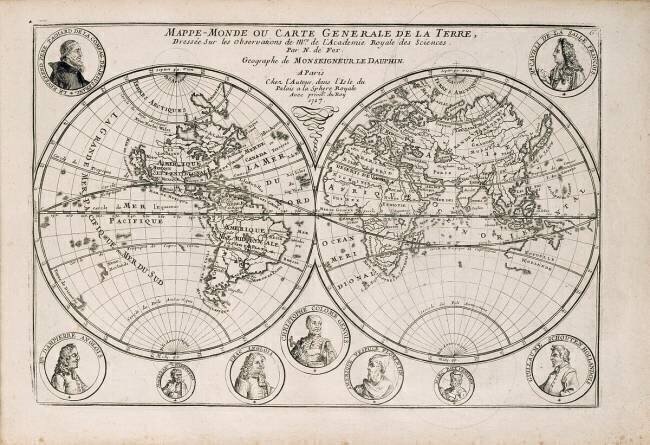 General globe of Earth Nicolas de Fer