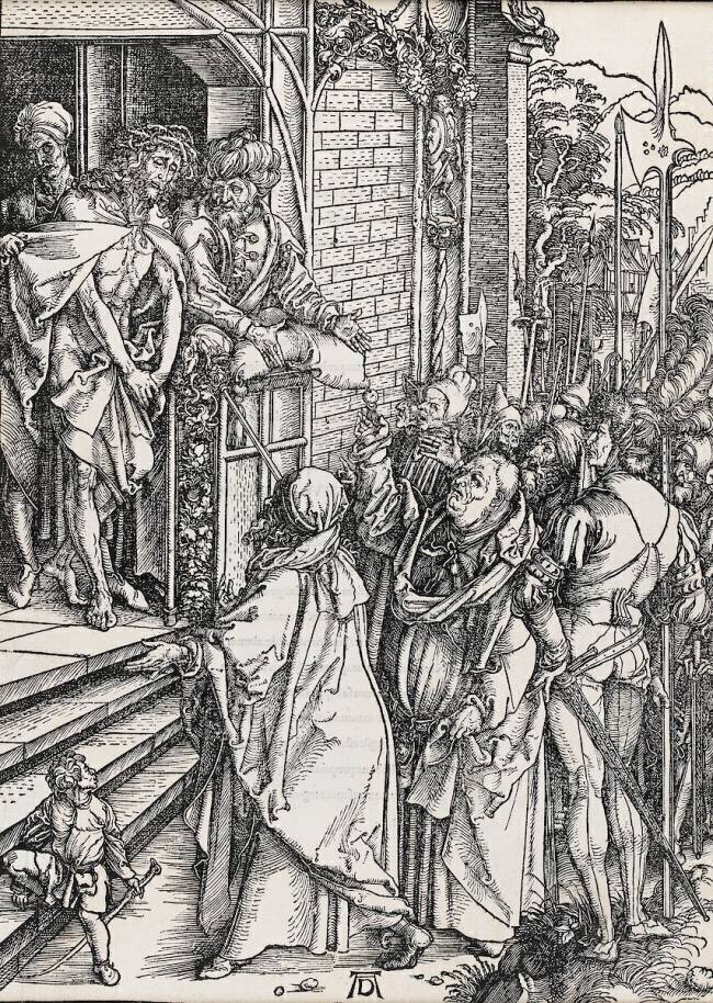 Grande passion - Le Christ exposé à la foule Albrecht Dürer