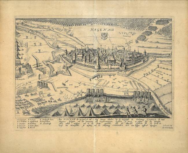 Gravure Mansfeld Jan van der Heyden