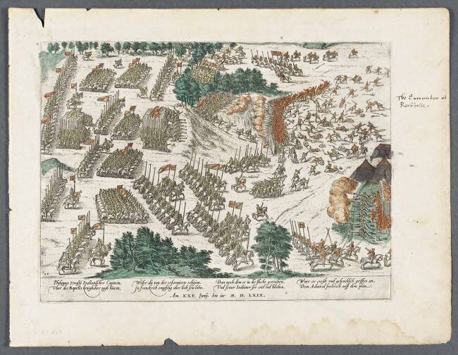 La bataille de La Roche-l'Abeille, 25 juin 1569 Frans Hogenberg