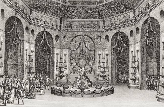 La Fête "le grand Divertissement Royal" donné par Louis XIV à Versailles, le 18 juillet 1668 Jean Le Pautre