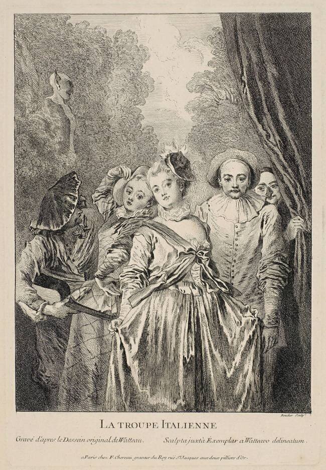 La troupe italienne François Boucher