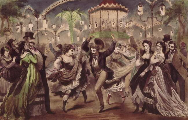 Le bal Mabille en 1867 Provost A.