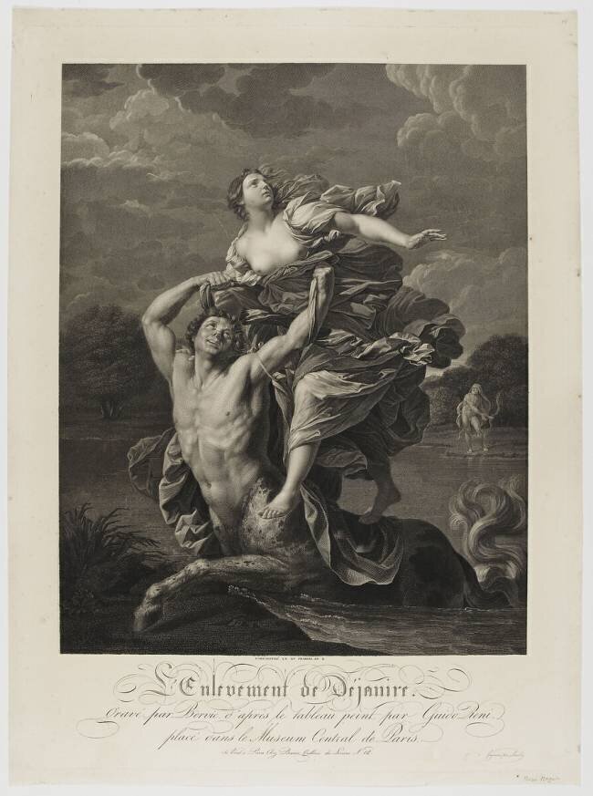 L'Enlèvement de Déjanire Guido Reni (d'après)