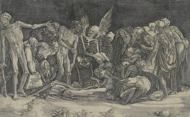 Les squelettes Agostino Veneziano