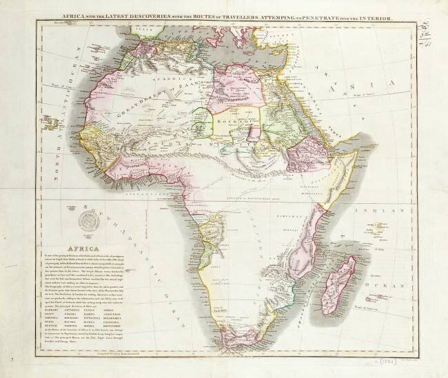 Map of Africa English School