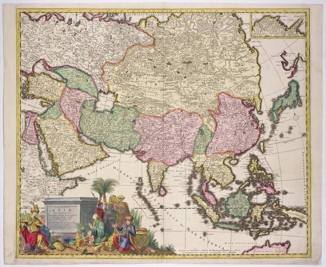 Map of Asia Carel Allard