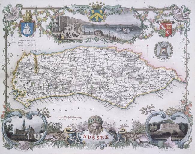 Map of Sussex English School