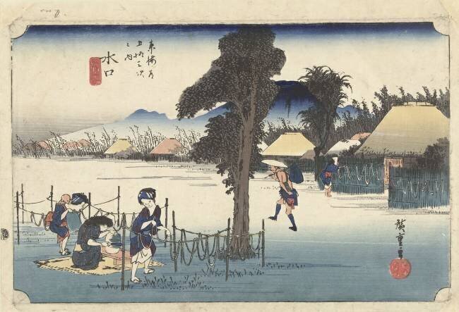 Minakuchi, the famous local product kanpyo Hiroshige