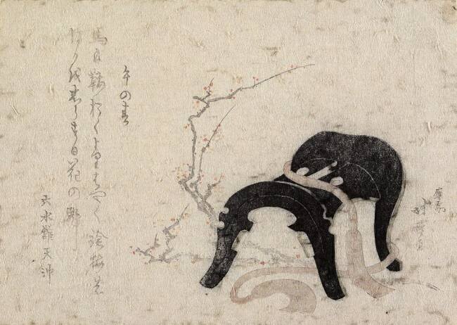 New Year's Day of the Year of Horse Hokusai