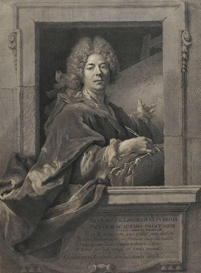 Nicolas de Largillière (1656-1746), peintre François Chereau l'Ancien