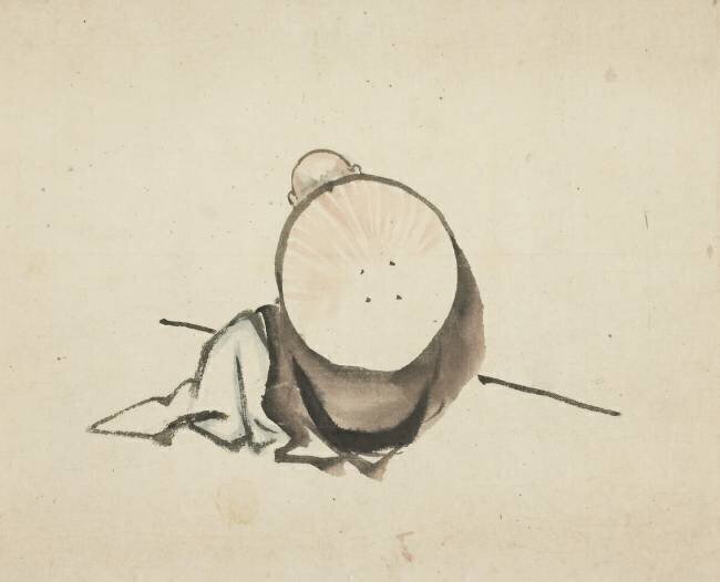 Pilgrim Resting Hokusai