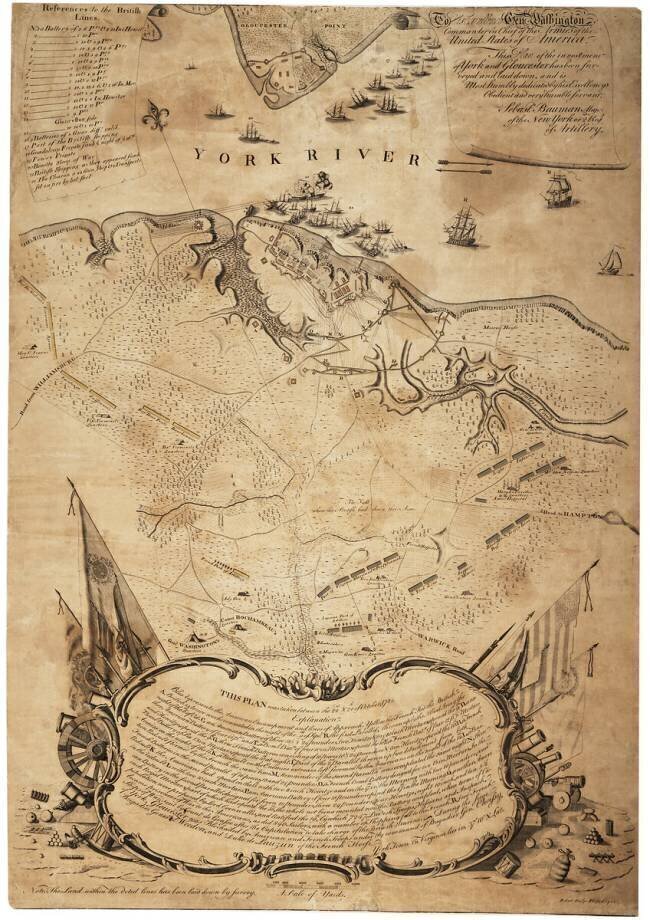 Plan of the investment of York and Gloucester Sebastian Bauman