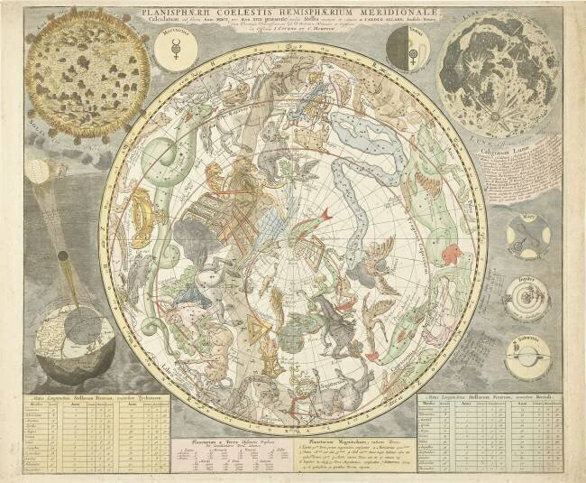 Planisphaerii Coelestis Hemisphaerium Meridionale Carel Allard