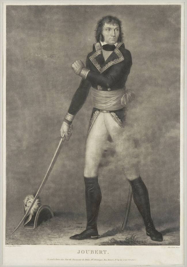 Portrait du général Barthélemy Catherine Joubert (1769-1799) Hilaire Le Dru