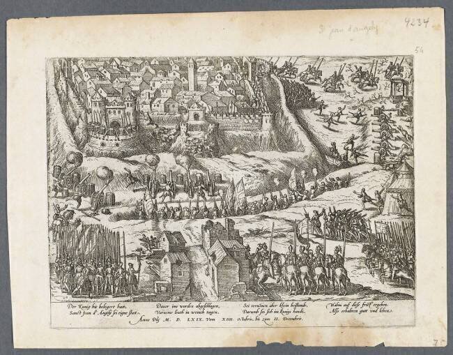 Siège de Saint-Jean-d'Angély, 16 octobre-2 décembre 1569 Frans Hogenberg