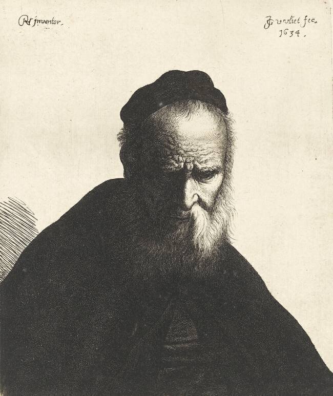Têtes de vieillards et à caractères Jan van Vliet