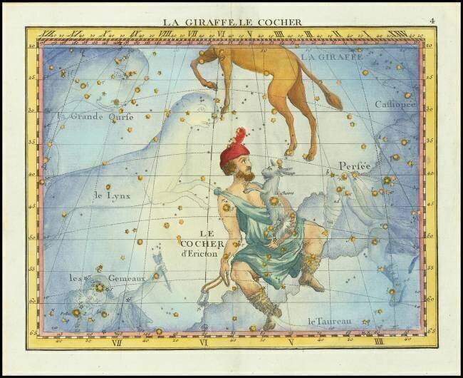 The constellation Auriga John Flamsteed