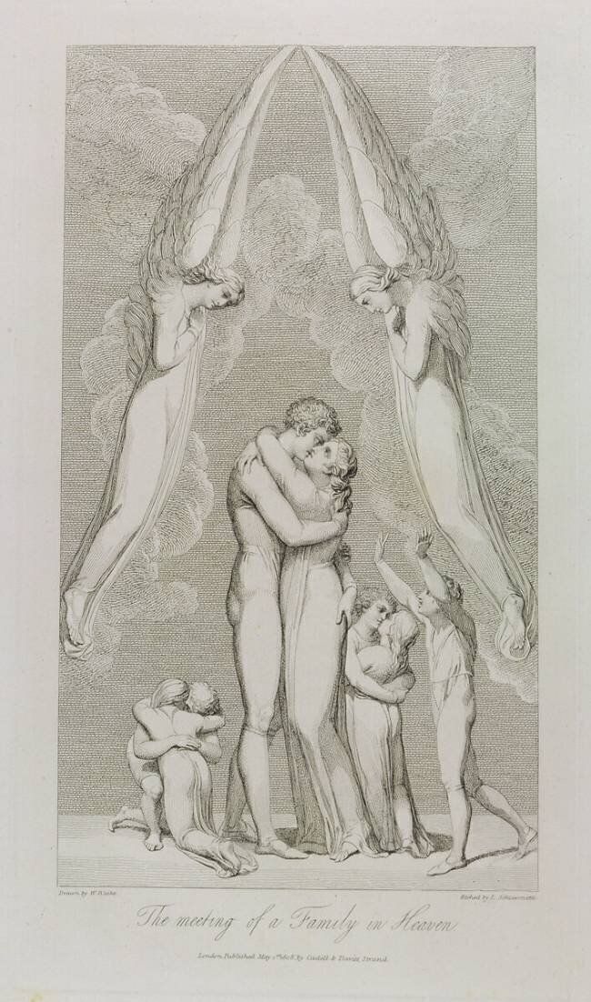 The Meeting of a Family in Heaven William Blake