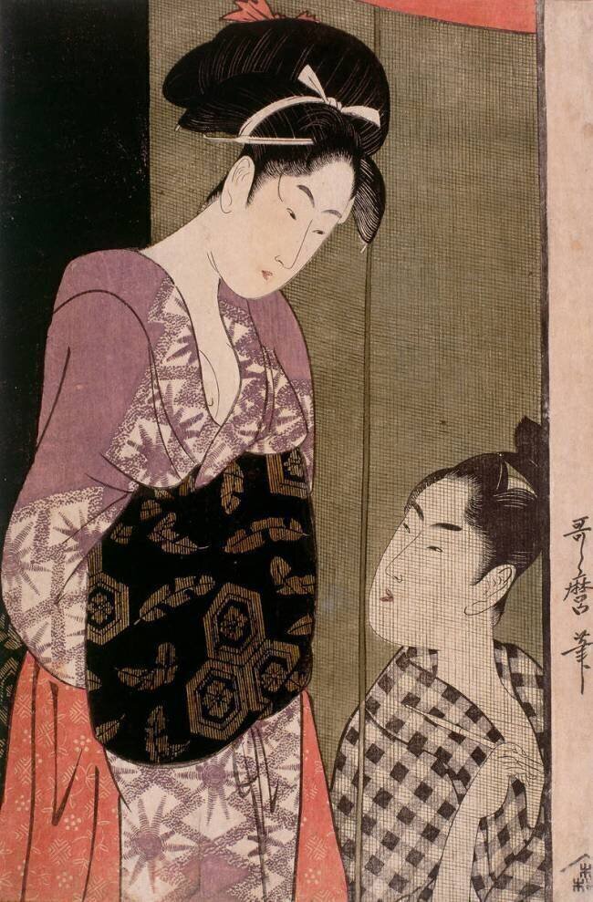 The mosquito net Kitagawa Utamaro